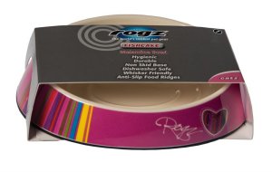 Rogz - Bowlz 200ml Fishcake Bowl - Pink Candy Stripes
