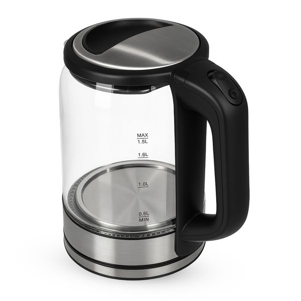 Sokany 1.8L 1500W Cordless Glass Kettle Auto Shut-Off