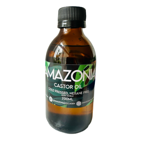 Amazonia Castor Oil Hexane Free and Cold Pressed 200ml