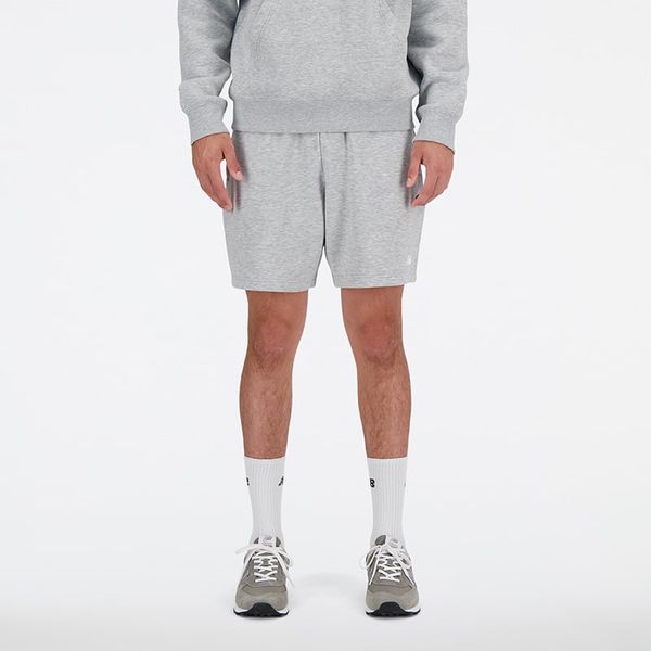 New Balance Men's French Terry 7-inch Shorts - Grey