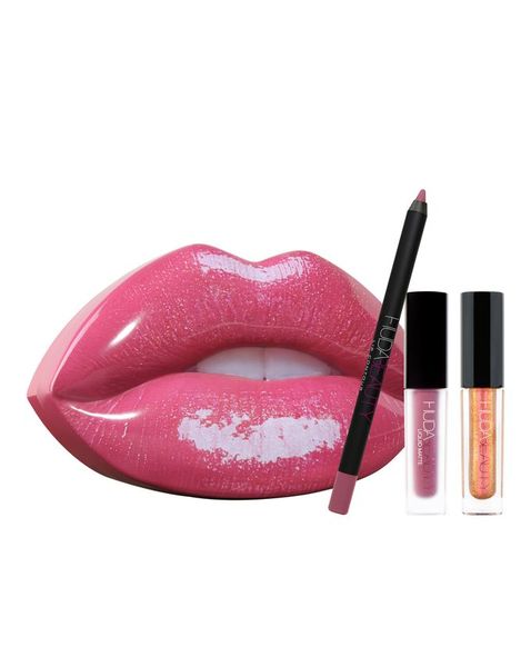 Huda Beauty - Contour &amp; Strobe Liquid Lip Set (Trophy Wife &amp; Shameless)