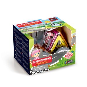 Magformers Magnetic Building Set: Rally Kart Set (Girl) 8 Piece
