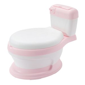 Totland Baby-Toddler Training Potty with Cushioned Seat Ring - Pink