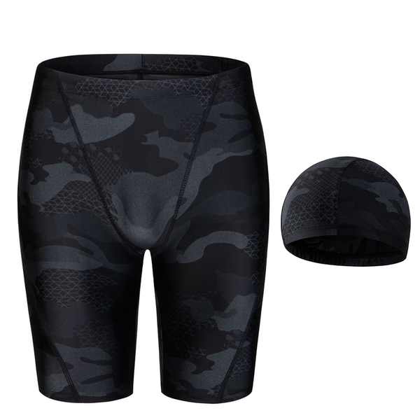 Swim Trunks Swim Shorts Swim Boxer Compression Swimming Shorts Set for Men