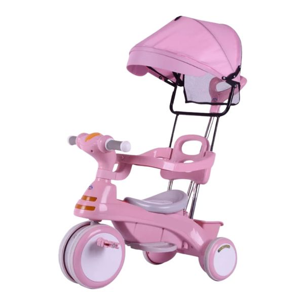 3-in-1 Multifunctional Kids' Tricycle with Music, Light, and Canopy MC-30