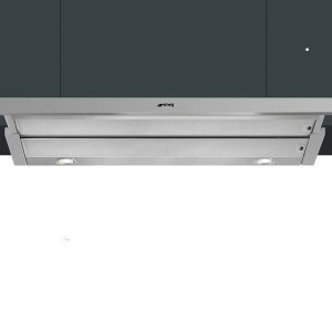 SMEG Professional Range -Silver Intergrated Telescopic Hood