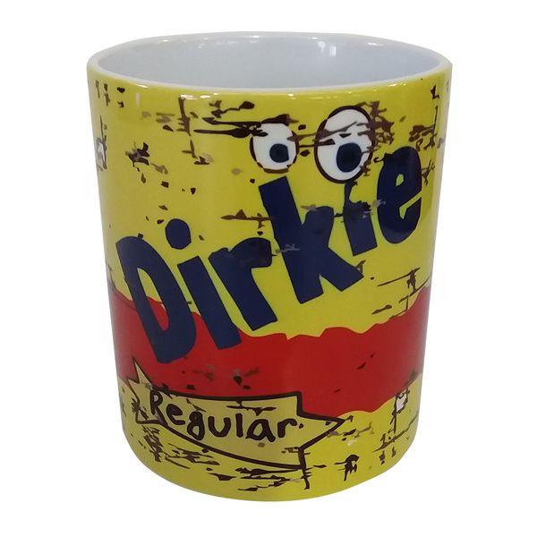Vintage `Kitchen Tin` Coffee Mug - Dirkie Condense Milk Mug