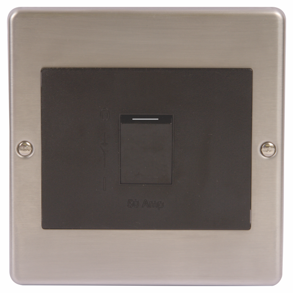 LESCO, 50A 2Pole 4x4 Isolator Stainless Steel Black
