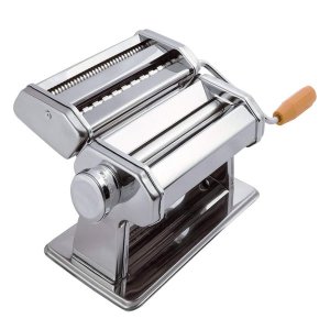 Manual Pasta Maker with 9 Adjustable Settings - Silver