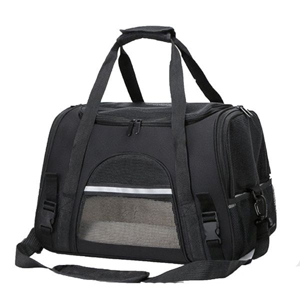 Pet Carrier Handbag Backpack Mesh Breathable Foldable For Dogs And Cats