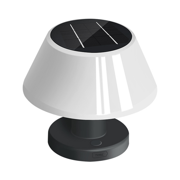 Outdoor Solar Table Lamp Waterproof Dimmable Compatible with Universal