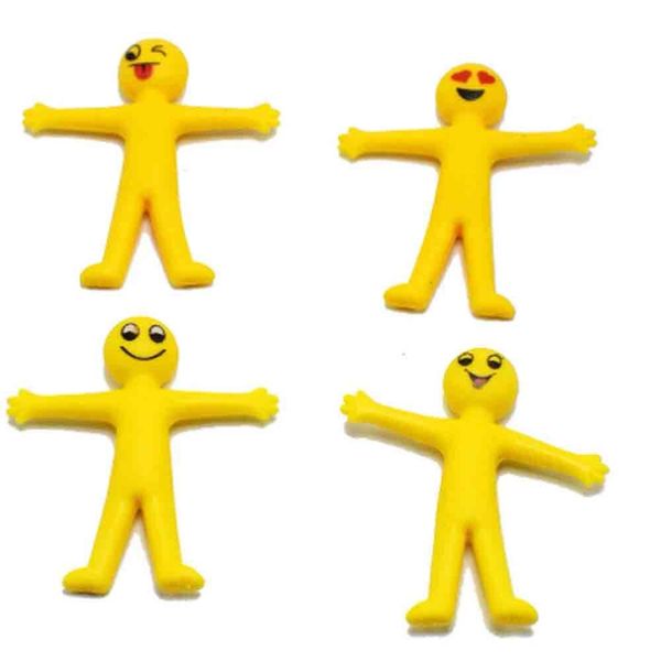 20PCS Stretchable Yellow Characters,Stress Relieving Toys(Randomly)