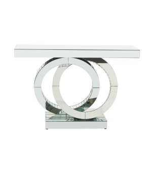 Florence Console Glass Buffet - Silver