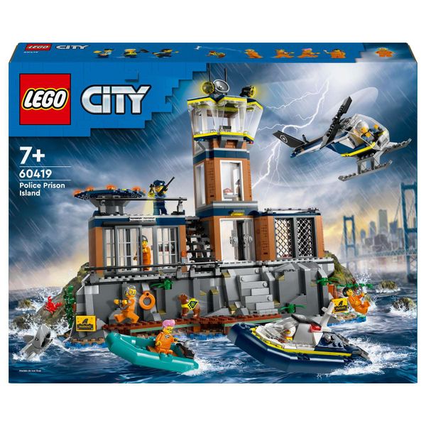 LEGO® City Police Prison Island 60419 Building Toy Set - 980 Pieces