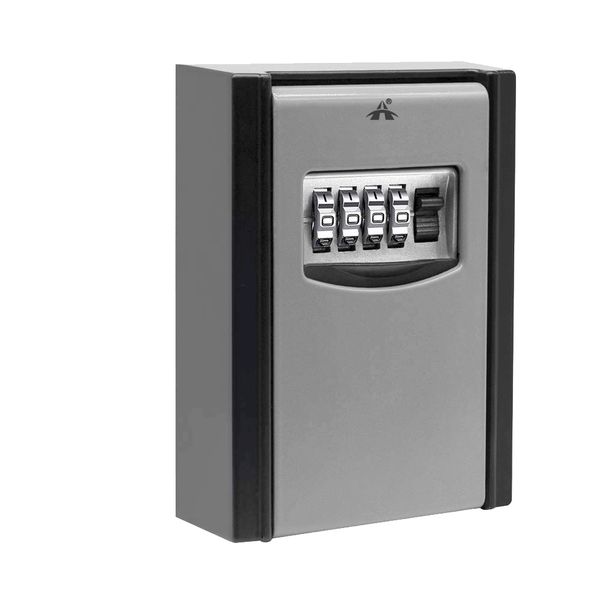 ALANES 4 Digit Combination Wall Mounted Key Safe Storage Lock Box