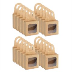 50Pcs Kraft Paper Wine Bottle Box for Wedding Party Wine Parts Sets