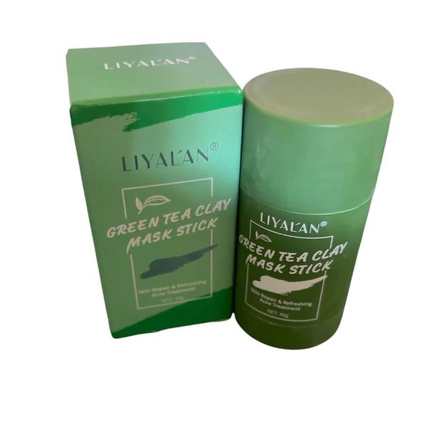 Green Tea Eggplant Cleansing Oil Control Brightening Pink Clay Mask
