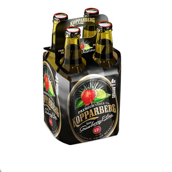 Kopparberg Premium Strawberry &amp; Lime Cider 24 x 330 ml