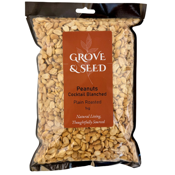 Peanuts (Cocktail Blanched) - Plain Roasted | 1kg