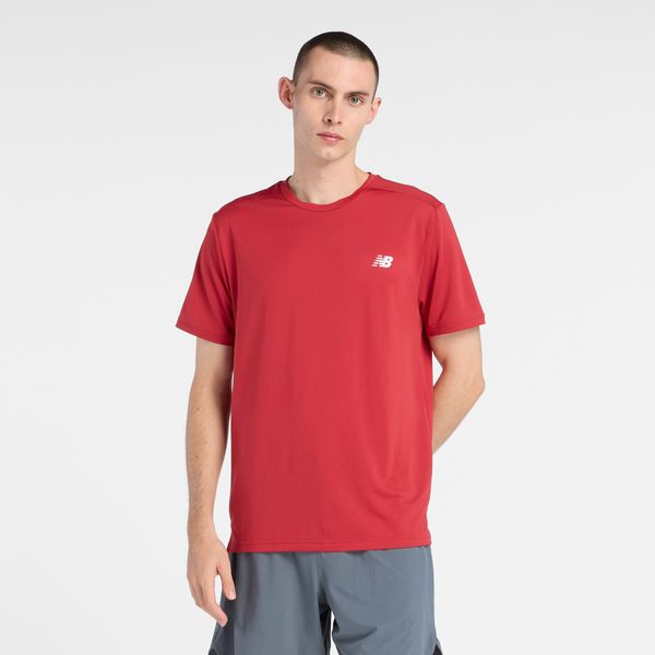 New Balance Men's Sport Short Sleeve T-Shirt - Red