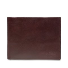 Picard Man's Landscape Apache Cow Leather Wallet - Chestnut