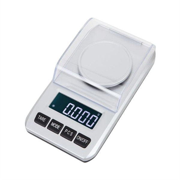 White 50G Mini Portable Electronic Scale 0.001G High Compatible with None