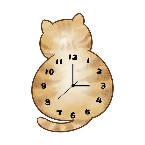 Soothing Cute Pet Wall Clock