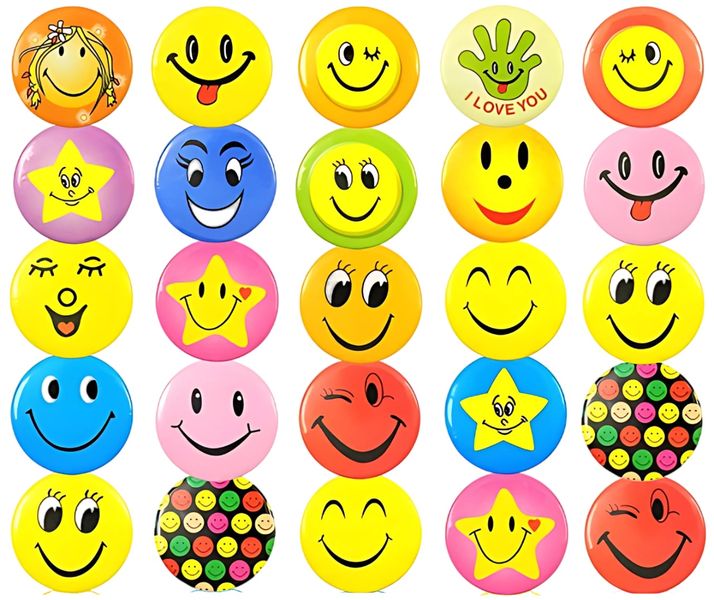 Happy Pins, Happy People: Spread Positivity with Our Smiley Faces Favors!