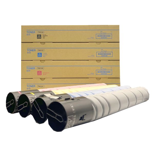 TN512/514(Full Set) -Konica Minolta,Toner Cartridges-Compatible-1x(K+C+Y+M)