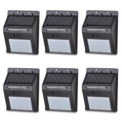 Solar Led wall Light -6pack -Bulk Deal