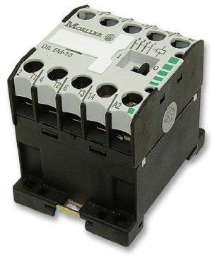 Contactor, DIN Rail, Panel, 690 VAC, 4PST-NO, 4 Pole, 4 kW
