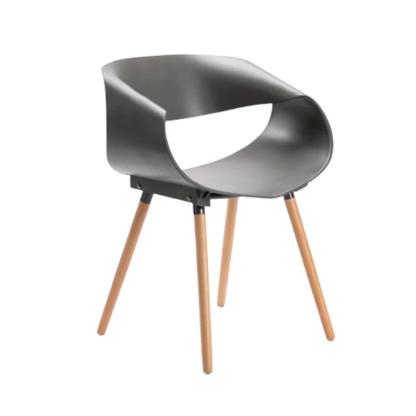 Modern Home Wooden Leg Armchair