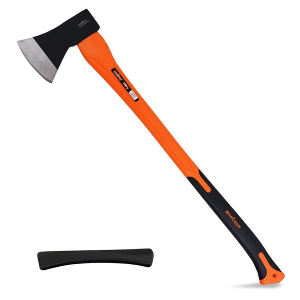HORUSDY 797mm Heavy-Duty Axe - Fiberglass Handle 1250G