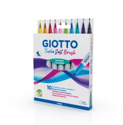 Giotto Turbo Soft Brush Tip Pens