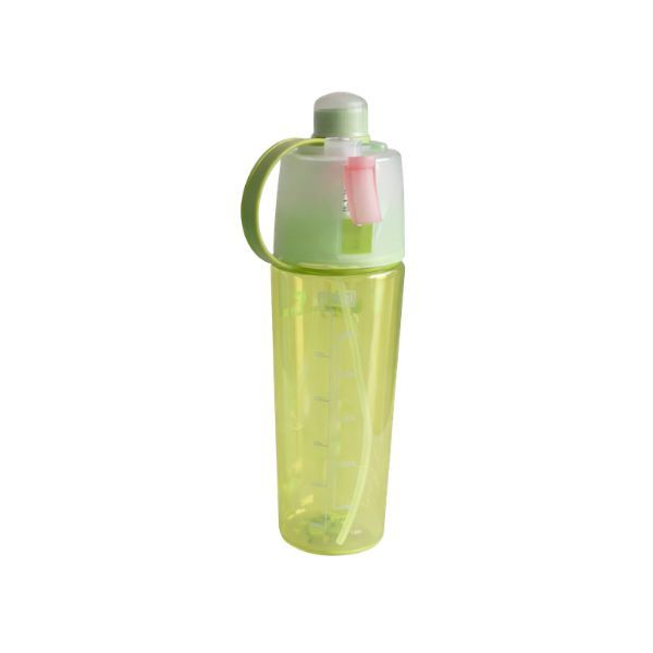 600ml Reusable Drinking Bottle with Carry Handle - Green