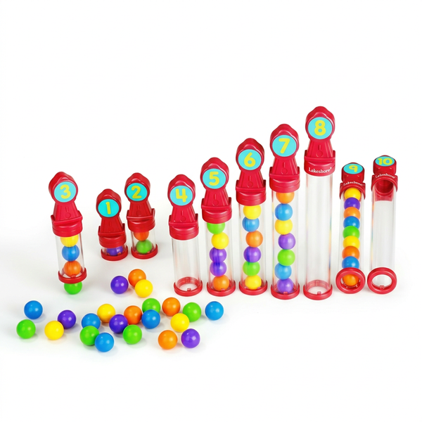 Counting Tubes &amp; Balls - Lakeshore