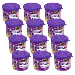 Shield - Fresh 24 Gel Air Freshener 80 G - Lavender - 12 Pack
