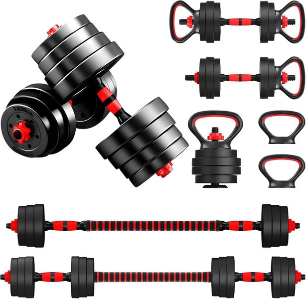 4 in 1 Adjustable Dumbbell Set