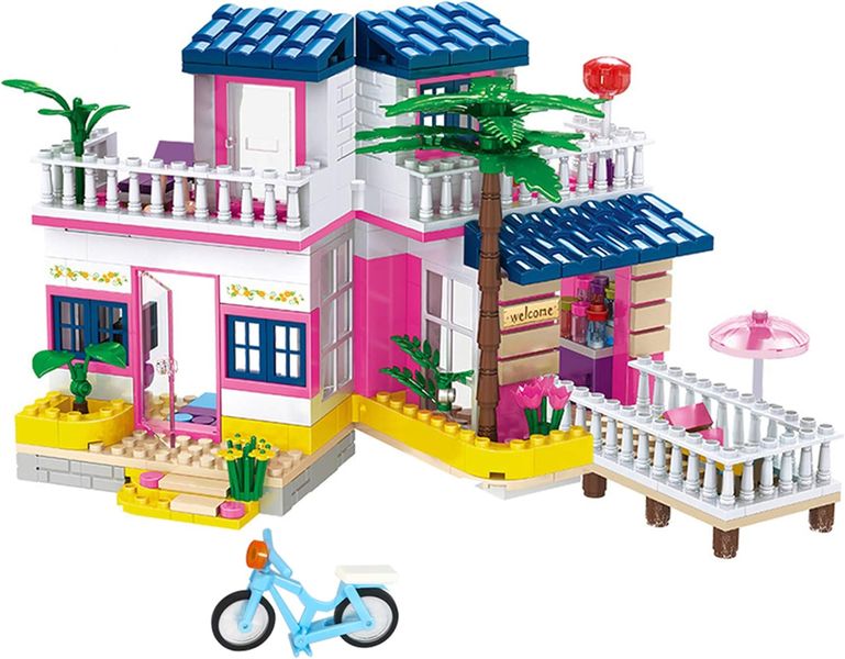 360 Pieces Dream House PlaySet, Educational DIY Construction Toys (B4915)