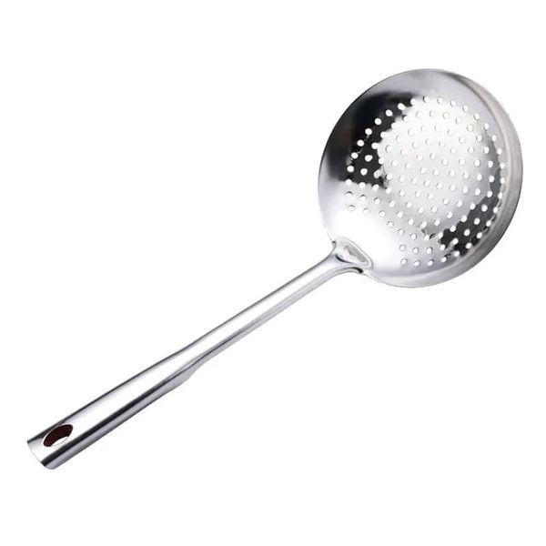 Stainless Steel Skimmer Slotted Spoon with Long Handle for Kitchen Cooking