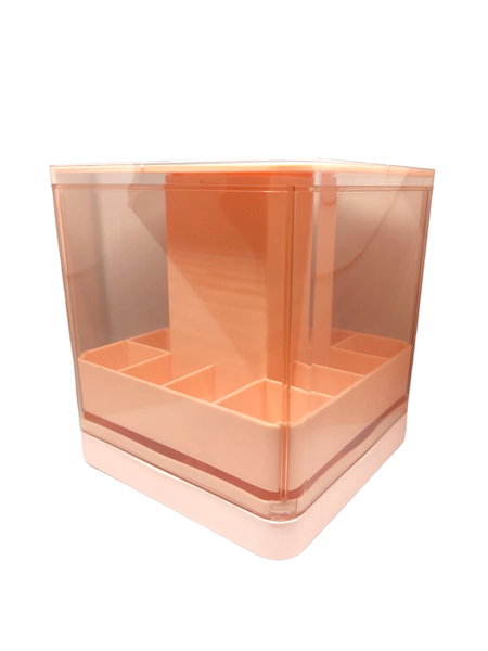 12 Grids Press lift Lipstick/ Lipgloss Storage box - Pink