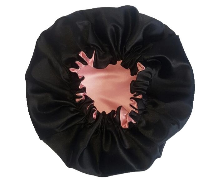 Wide Comfortable Elastic Satin Bonnet Night Cap
