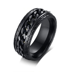 Stainless Steel Revolve Ring