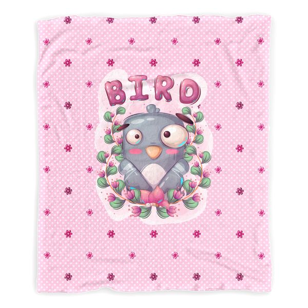 Cute Little Dove Baby Fleece Blanket