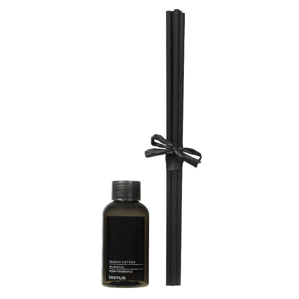 Blomus Fragrance Refill Set in French Cotton 100ml with 5 Diffuser Sticks