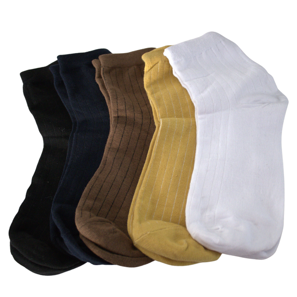 Socks Woman's Cotton Mid-Tube Socks Pure Cotton Socks - 5 Pairs