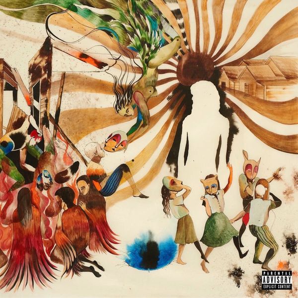 J.I.D - God Does Like Ugly (Translucent Tan Vinyl) 2LP Gatefold Cover