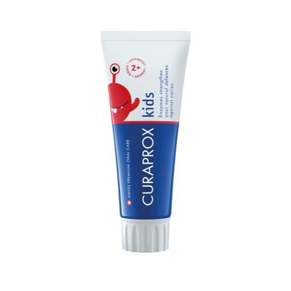 2 x Curaprox Children's Toothpaste Kids Strawberry - 60 ml