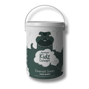 Genkem Kidz Room Paint Kids 5lt Emerald Green