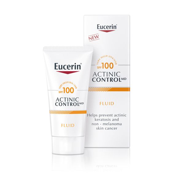 Eucerin MD Actinic Control Fluid Body Sunscreen, SPF100, 80ml